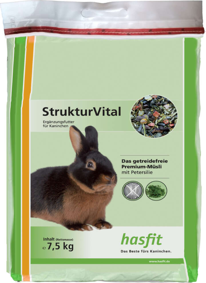 Hasfit Aufzuchtfutter Struktur Vital